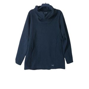 Arcteryx Desira cowl neck knit tunic pullover